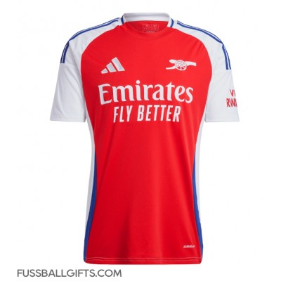 Arsenal Thomas Partey #5 Fußballbekleidung Heimtrikot 2024-25 Kurzarm Arsenal Thomas Partey #5 Fußballbekleidung Heimtrikot 2024-25 Kurzarm